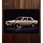 Металлическая табличка Toyota Corolla Sedan JP-spec (E70)